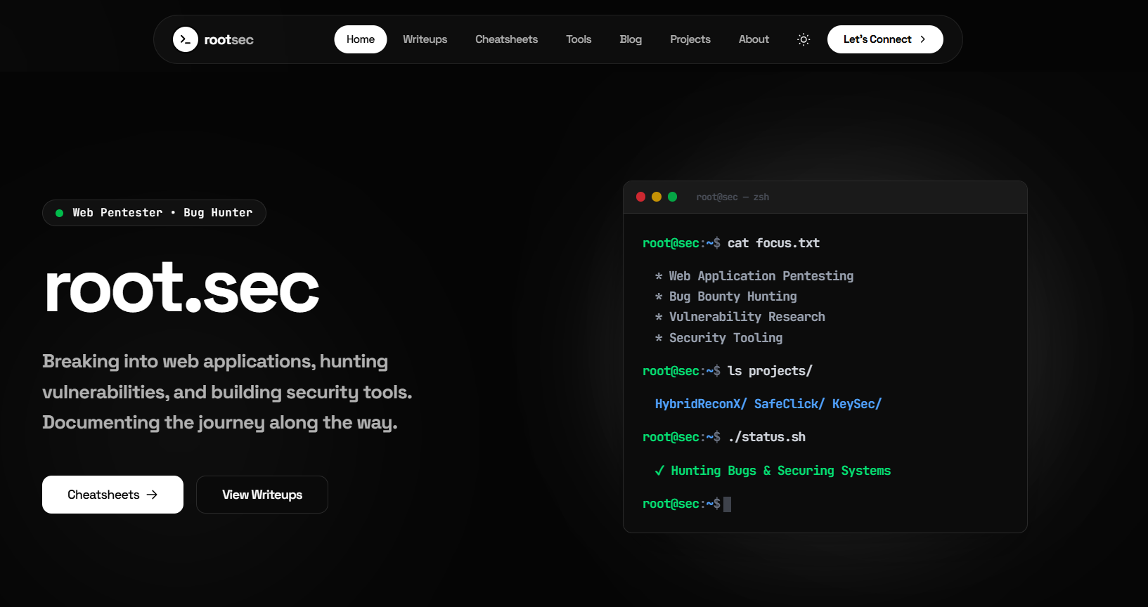 RootSec Platform Preview